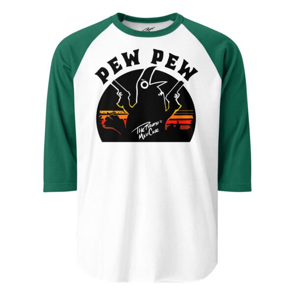 Camiseta con manga raglán tres cuartos modelo Pew Pew - Imagen 9