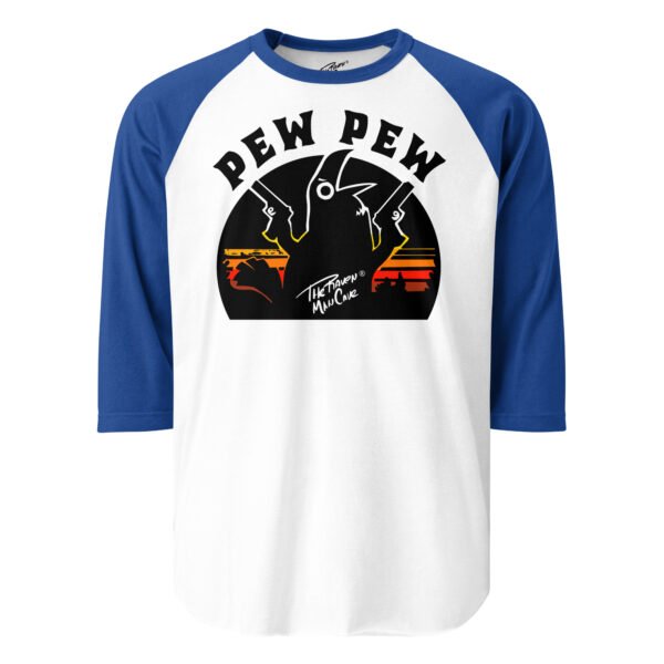 Camiseta con manga raglán tres cuartos modelo Pew Pew - Imagen 6